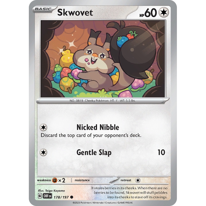 Skwovet (178/197) [Scarlet & Violet: Obsidian Flames]