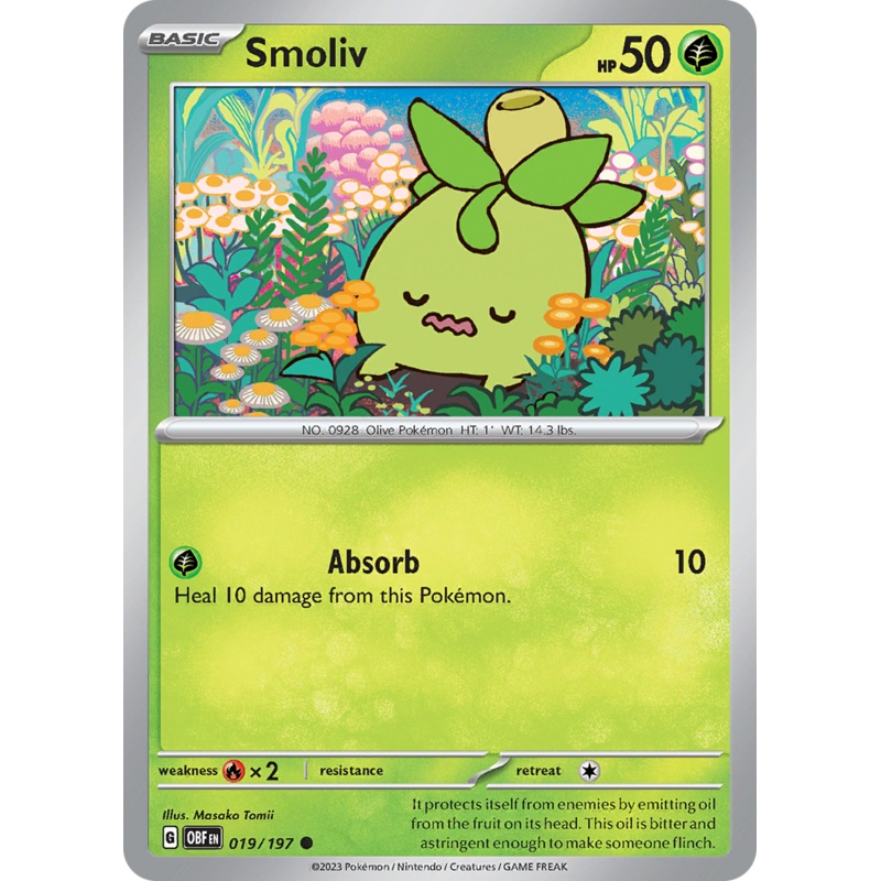 Smoliv (019/197) [Scarlet & Violet: Obsidian Flames]