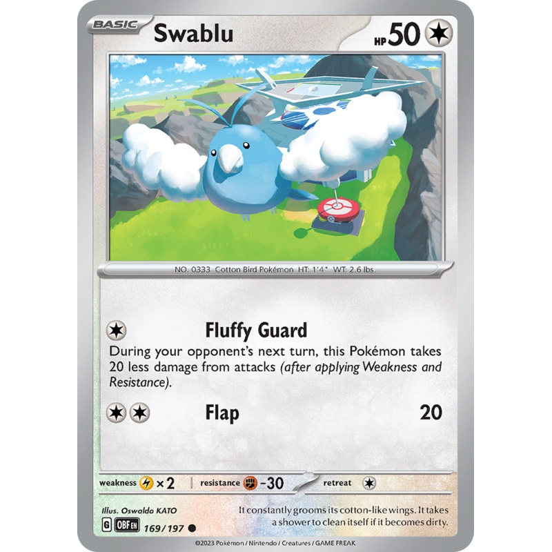 Swablu (169/197) [Scarlet & Violet: Obsidian Flames]