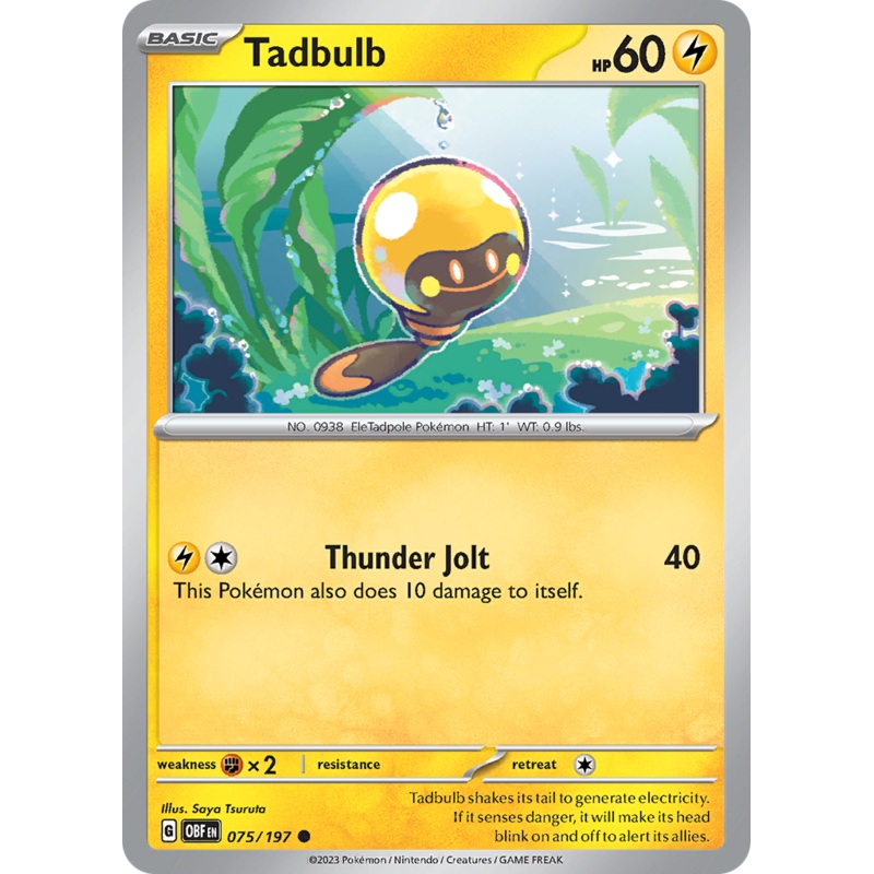 Tadbulb (075/197) [Scarlet & Violet: Obsidian Flames]