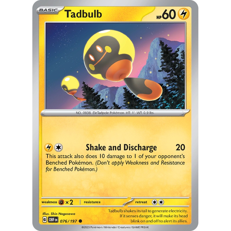 Tadbulb (076/197) [Scarlet & Violet: Obsidian Flames]