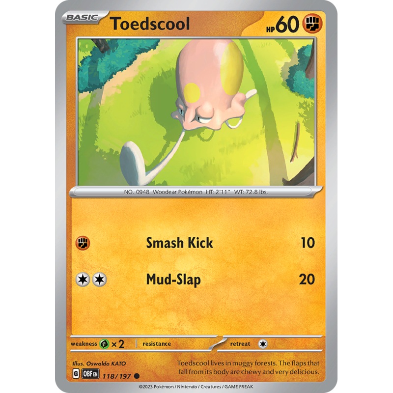 Toedscool (118/197) [Scarlet & Violet: Obsidian Flames]