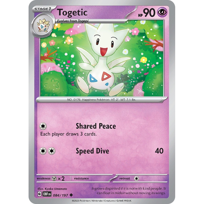 Togetic (084/197) [Scarlet & Violet: Obsidian Flames]