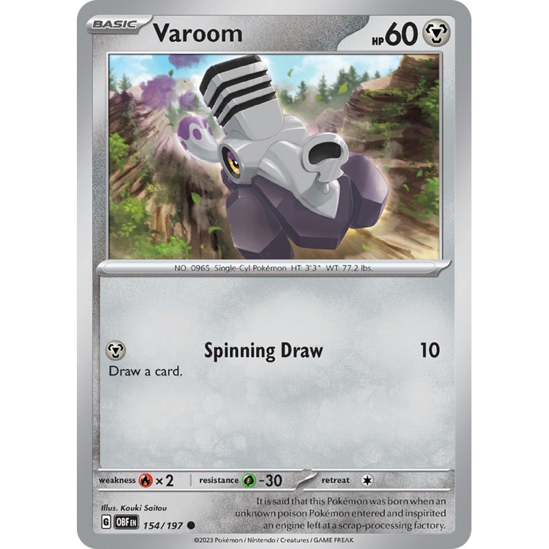 Varoom (154/197) [Scarlet & Violet: Obsidian Flames]