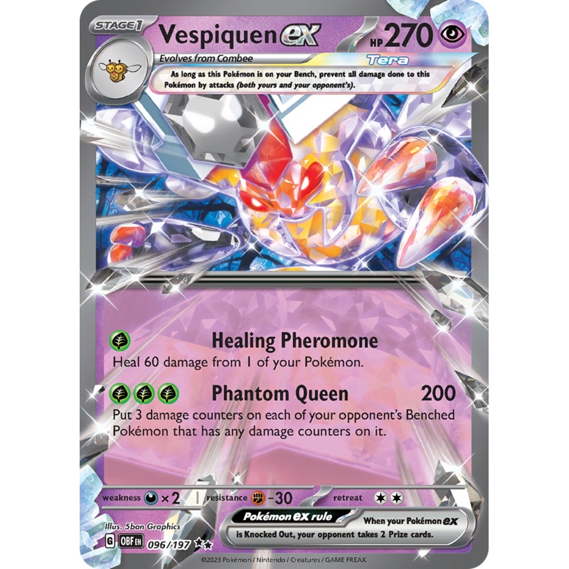 Vespiquen ex (096/197) [Scarlet & Violet: Obsidian Flames]