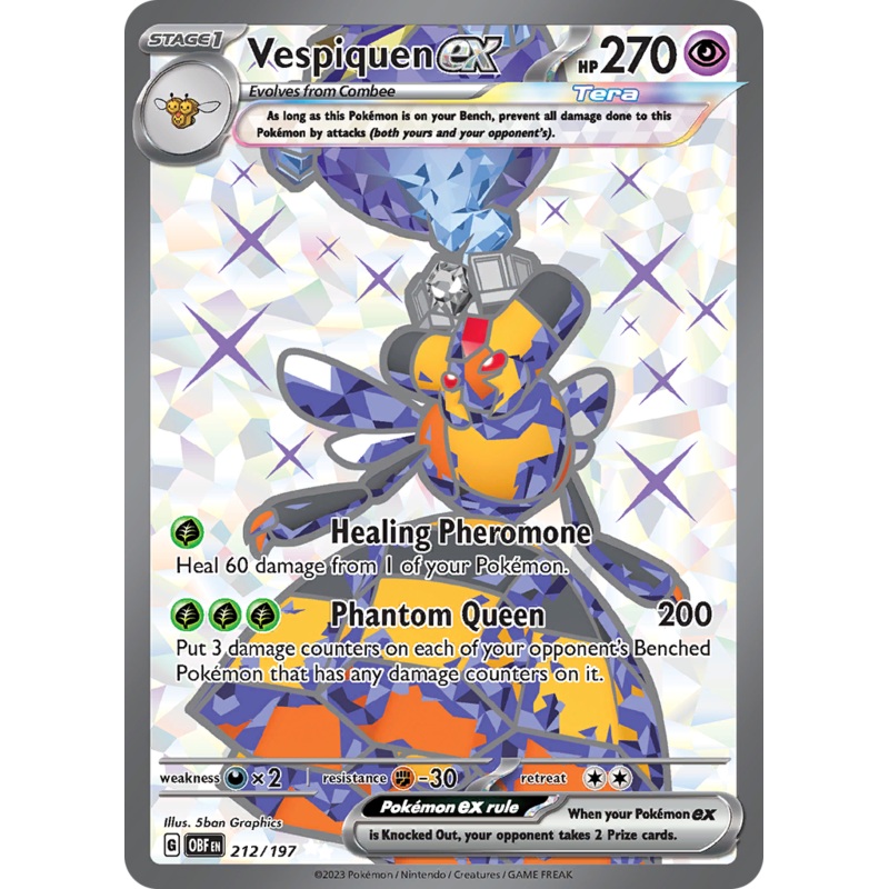 Vespiquen ex (212/197) [Scarlet & Violet: Obsidian Flames]