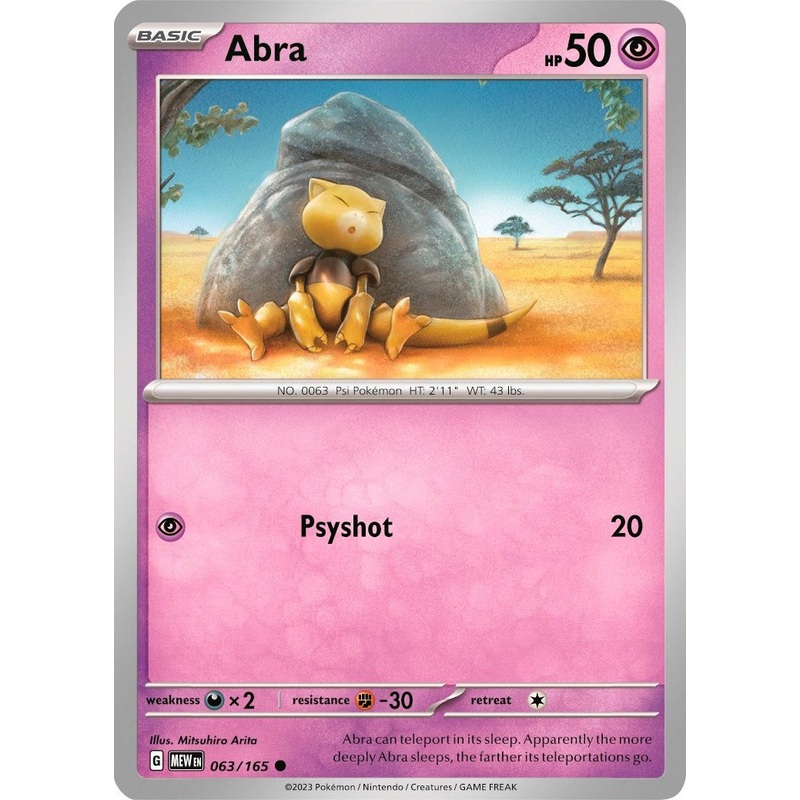 Abra (063/165) [Scarlet & Violet 151]