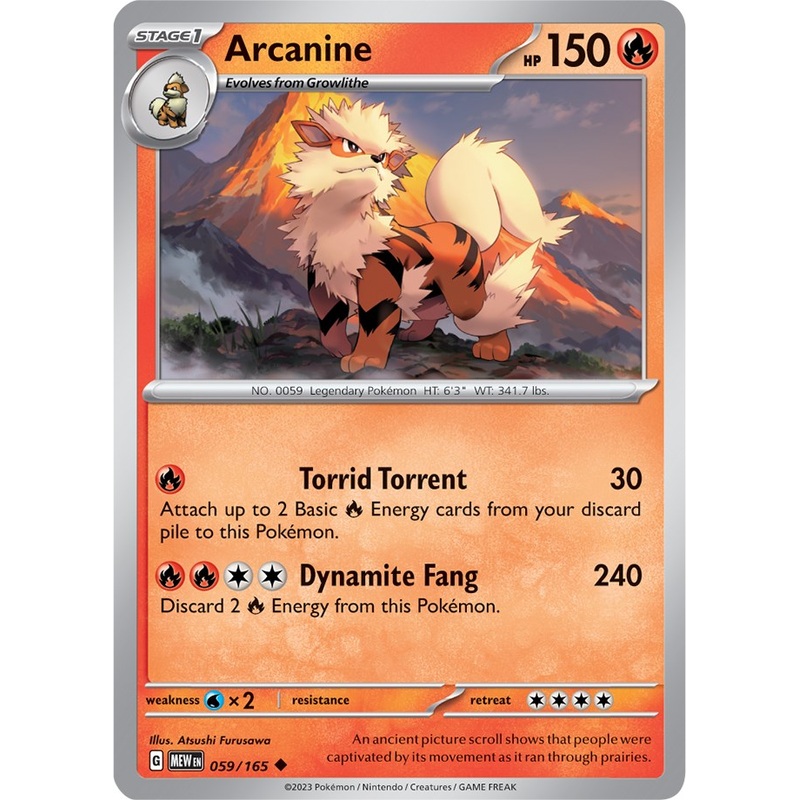 Arcanine (059/165) [Scarlet & Violet 151]