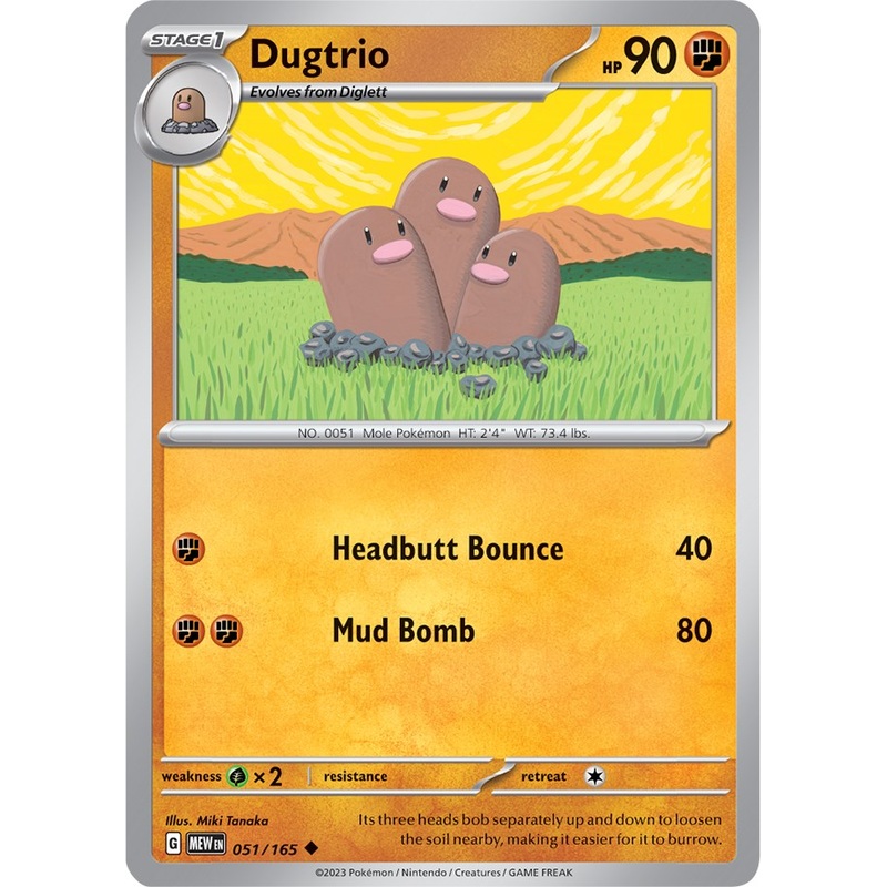 Dugtrio (051/165) [Scarlet & Violet 151]