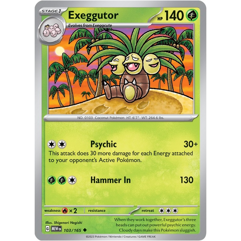 Exeggutor (103/165) [Scarlet & Violet 151]