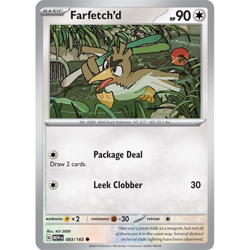 Farfetch'd (083/165) [Scarlet & Violet 151]