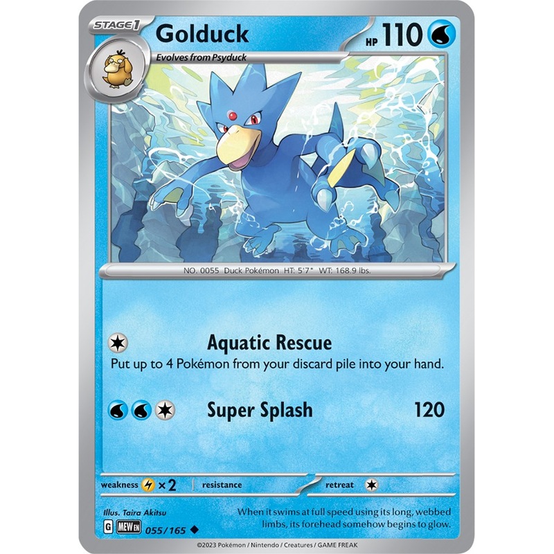 Golduck (055/165) [Scarlet & Violet 151]