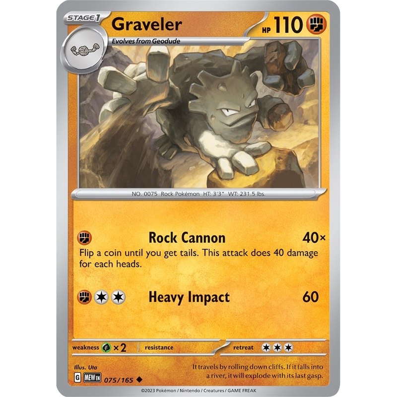 Graveler (075/165) [Scarlet & Violet 151]