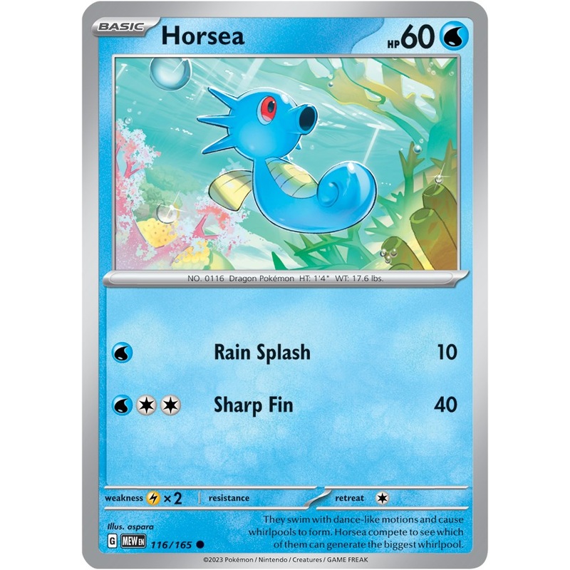 Horsea (116/165) [Scarlet & Violet 151]