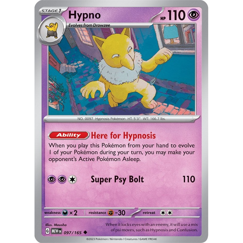 Hypno (097/165) [Scarlet & Violet 151]