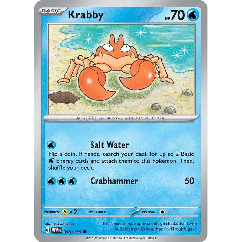 Krabby (098/165) [Scarlet & Violet 151]