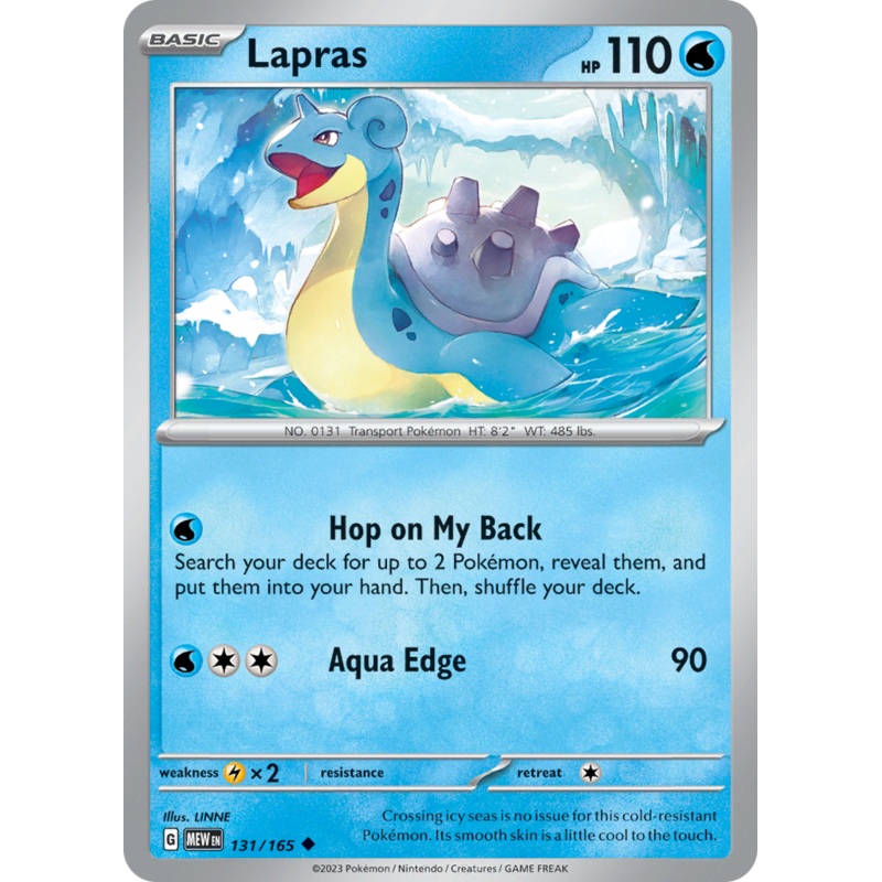 Lapras (131/165) [Scarlet & Violet 151]