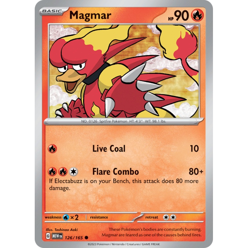 Magmar (126/165) [Scarlet & Violet 151]