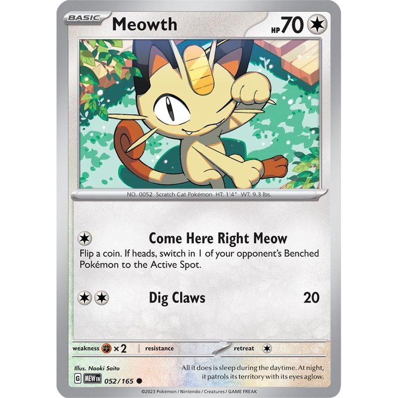 Meowth (052/165) [Scarlet & Violet 151]