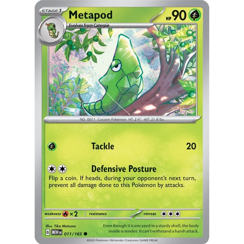 Metapod (011/165) [Scarlet & Violet 151]