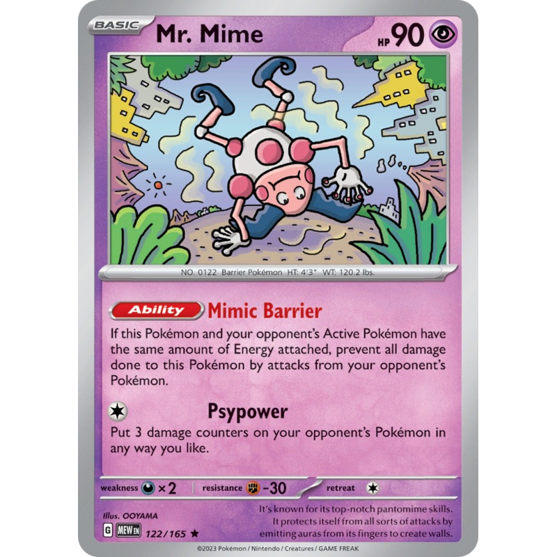 Mr. Mime (122/165) [Scarlet & Violet 151]