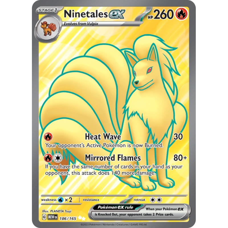 Ninetales ex (186/165) [Scarlet & Violet 151]