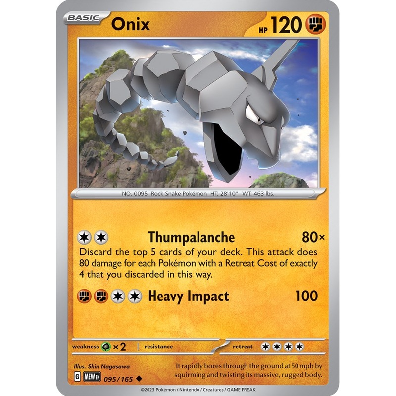 Onix (095/165) [Scarlet & Violet 151]