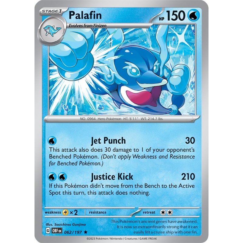Palafin (062/197) (Theme Deck Exclusive) [Scarlet & Violet: Obsidian Flames]