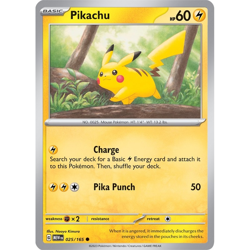 Pikachu (025/165) [Scarlet & Violet 151]