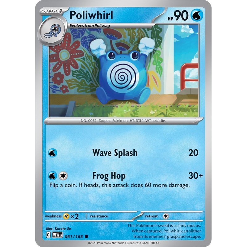 Poliwhirl (061/165) [Scarlet & Violet 151]