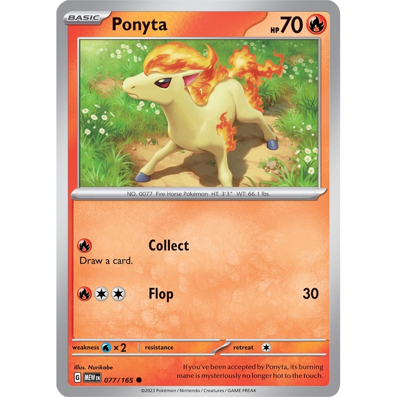 Ponyta (077/165) [Scarlet & Violet 151]