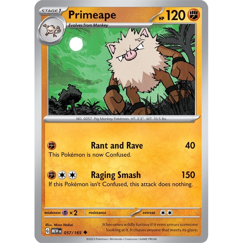 Primeape (057/165) [Scarlet & Violet 151]