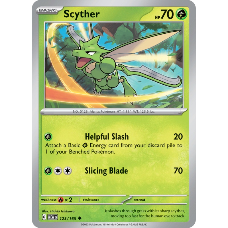 Scyther (123/165) [Scarlet & Violet 151]
