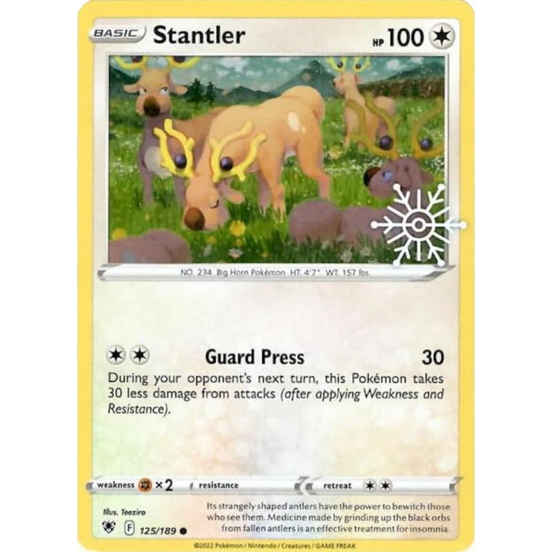 Stantler (125/189) (Holiday Calendar) [Sword & Shield: Astral Radiance]