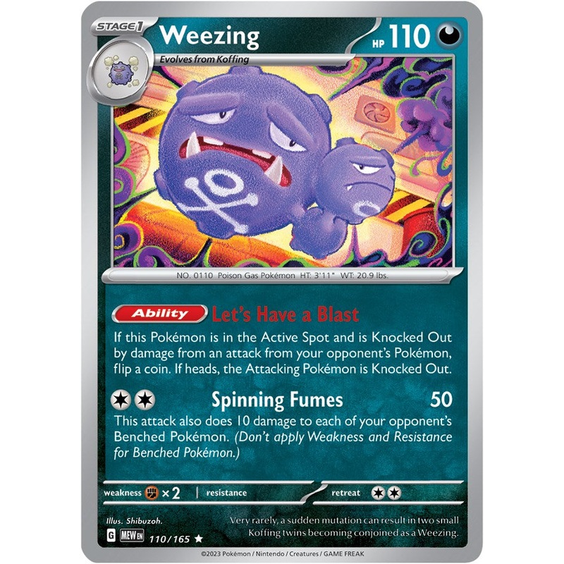 Weezing (110/165) [Scarlet & Violet 151]