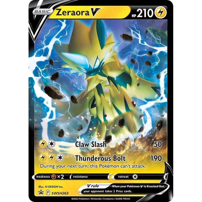 Zeraora V (SWSH263) [Sword & Shield: Black Star Promos]