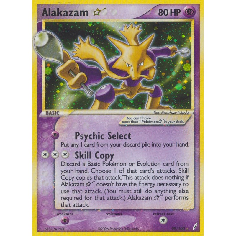 Alakazam Star (99/100) [EX: Crystal Guardians]