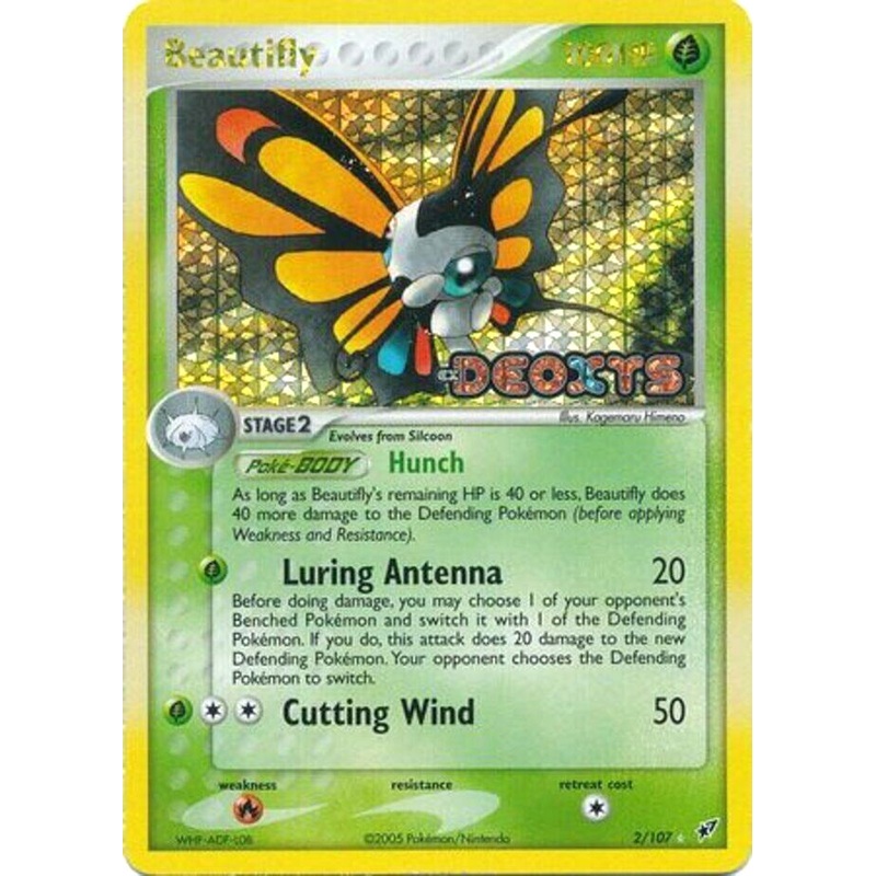 Beautifly (2/107) (Stamped) [EX: Deoxys]