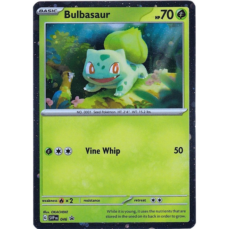 Bulbasaur (046) (Cosmos Holo) [Scarlet & Violet: Black Star Promos]