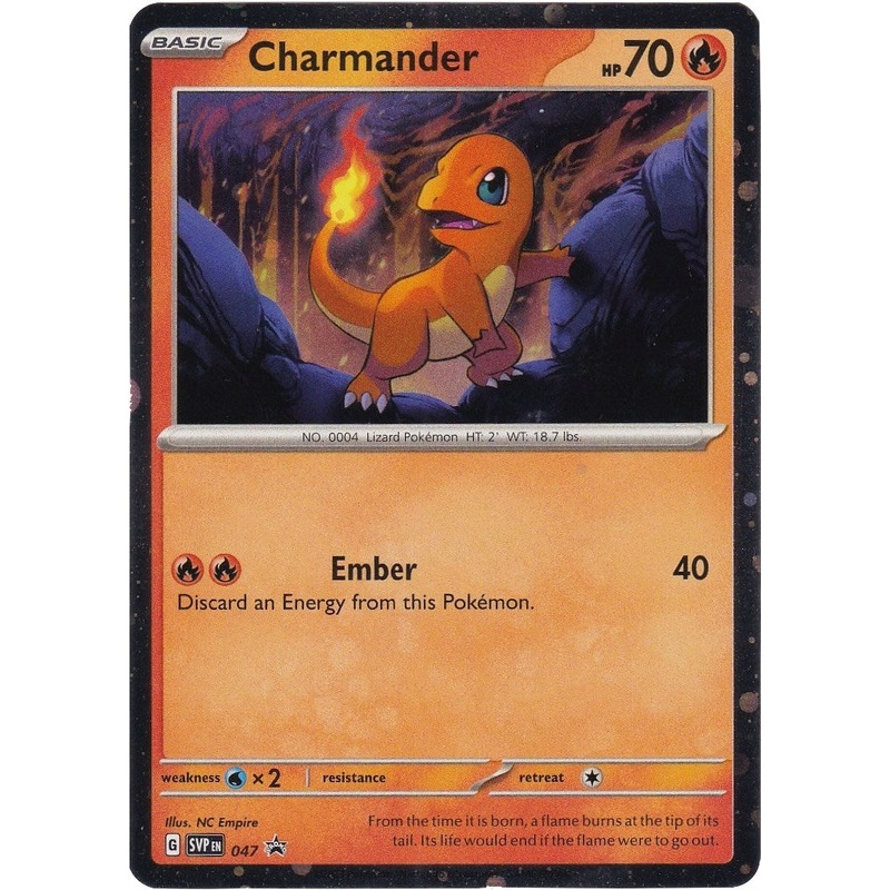 Charmander (047) (Cosmos Holo) [Scarlet & Violet: Black Star Promos]