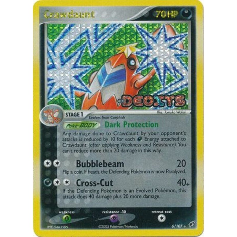 Crawdaunt (6/107) (Stamped) [EX: Deoxys]