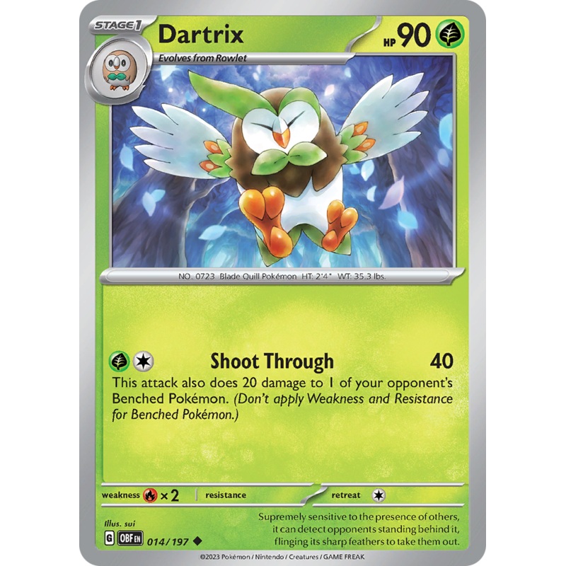 Dartrix (014/197) [Scarlet & Violet: Obsidian Flames]
