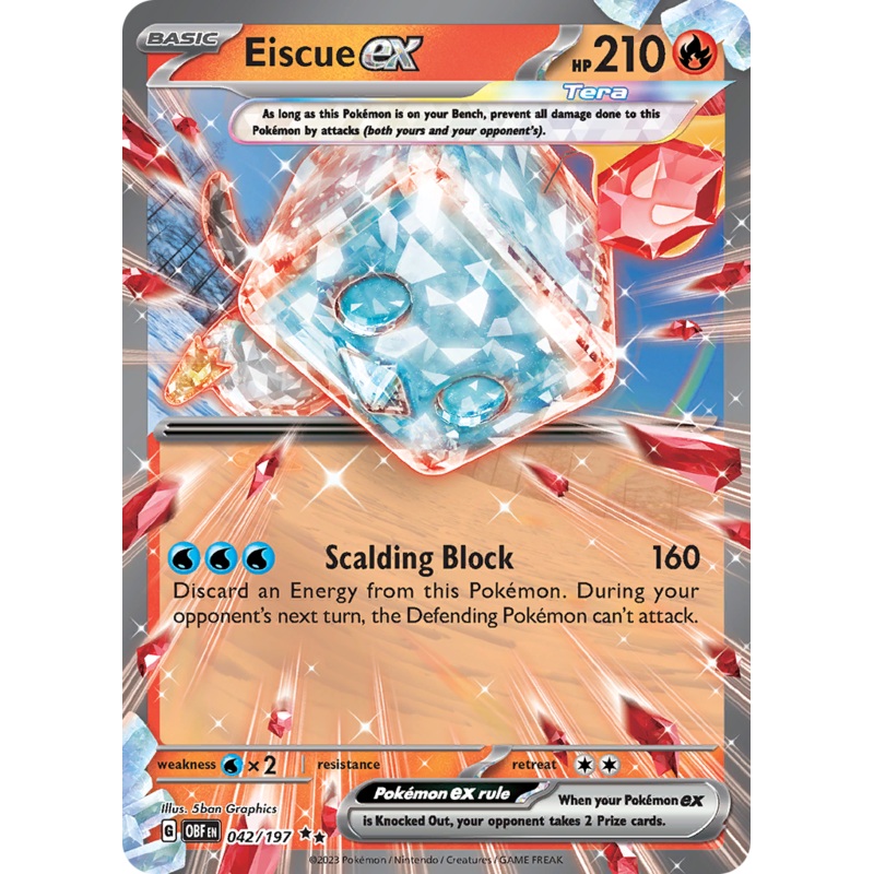 Eiscue ex (042/197) [Scarlet & Violet: Obsidian Flames]