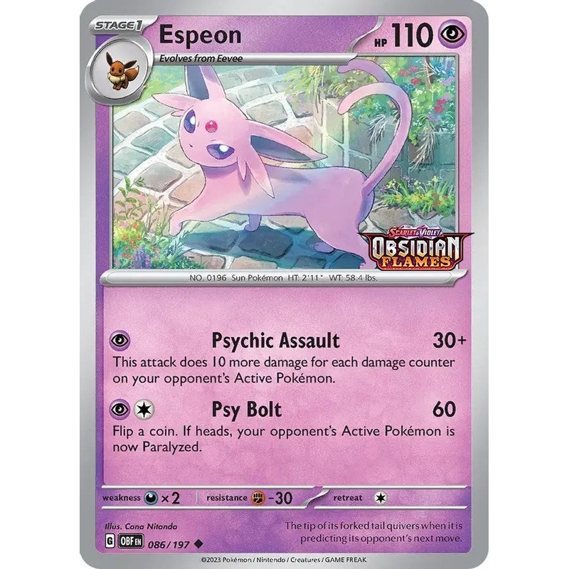 Espeon (086/197) (Best Buy Exclusive) [Scarlet & Violet: Black Star Promos]