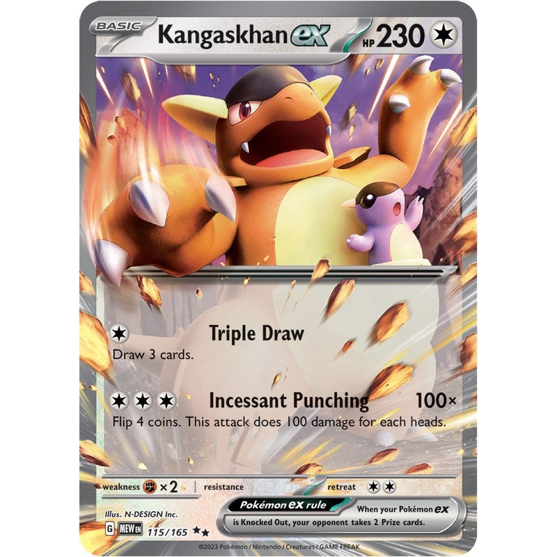 Kangaskhan ex (115/165) [Scarlet & Violet 151]