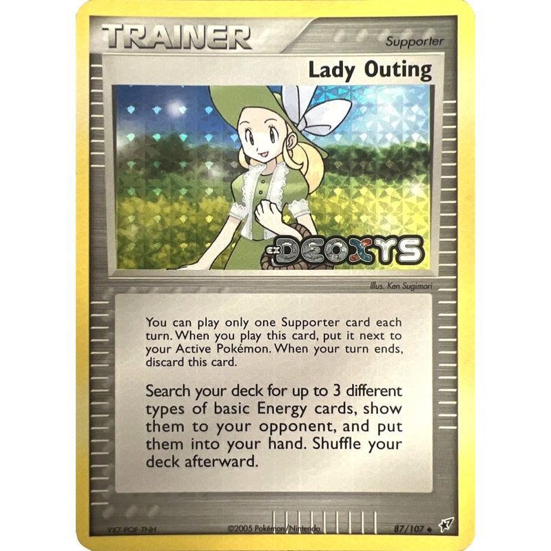 Lady Outing (87/107) (Stamped) [EX: Deoxys]