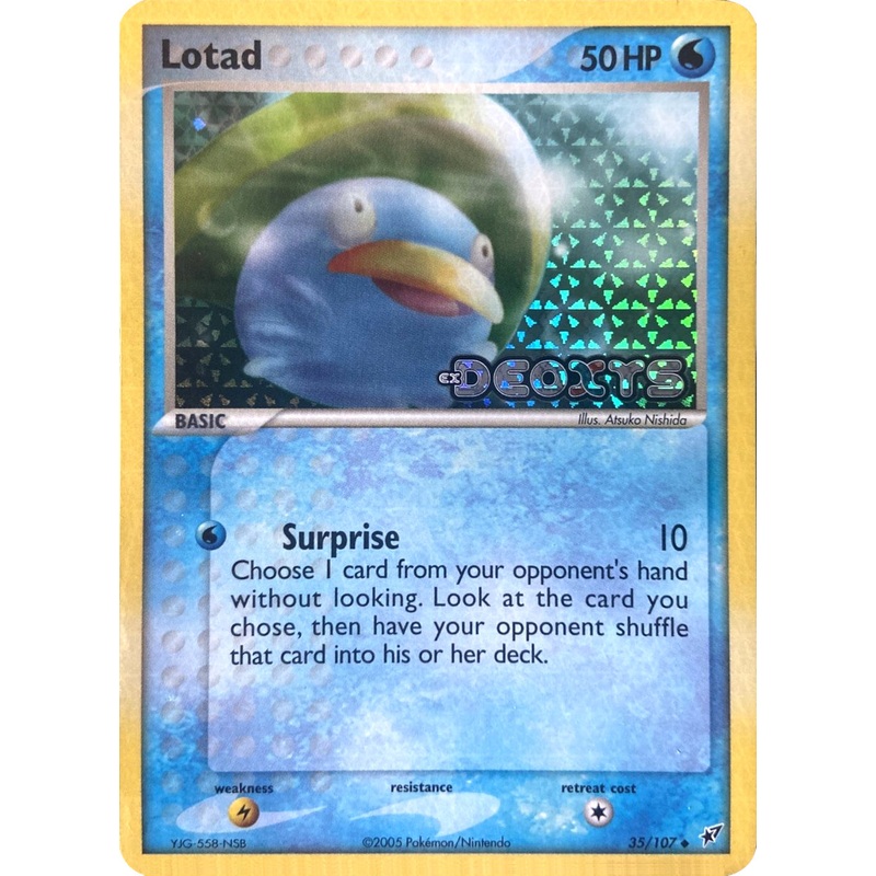 Lotad (35/107) (Stamped) [EX: Deoxys]