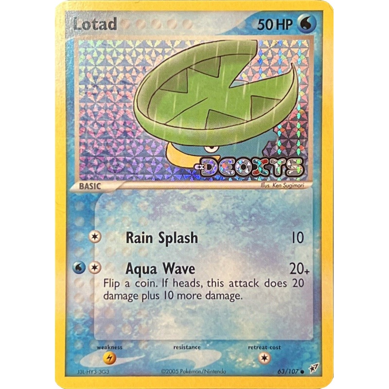 Lotad (63/107) (Stamped) [EX: Deoxys]
