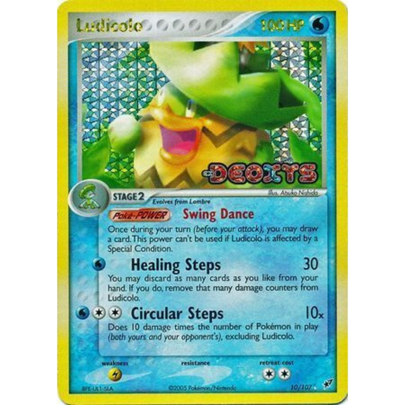 Ludicolo (10/107) (Stamped) [EX: Deoxys]