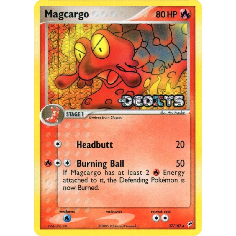 Magcargo (37/107) (Stamped) [EX: Deoxys]